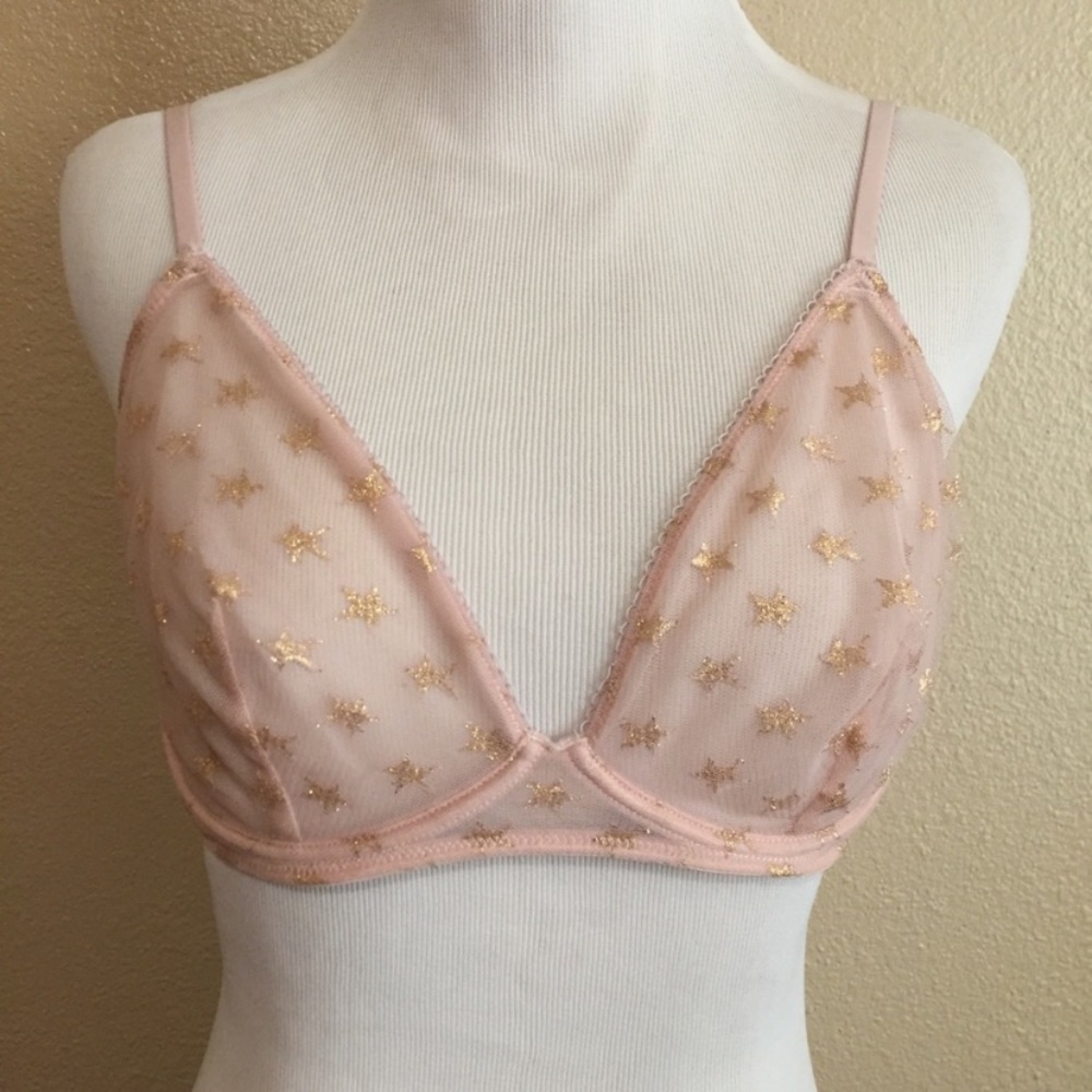 Free People Gold Star Bralette